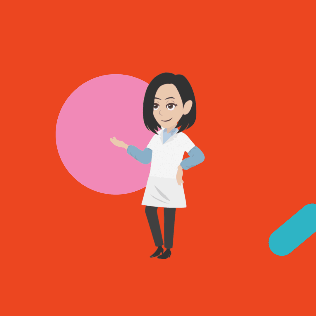 Personaje OB-E ilustrando los E-parcours